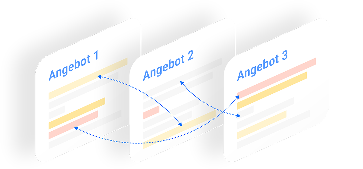 Analyse und Vergleich mehrerer Angebote